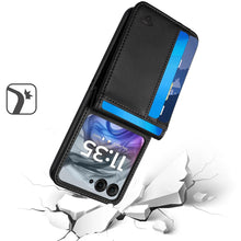 For Motorola Razr 2025/2024 Case Vegan Leather Luxury Wallet with Card Slots