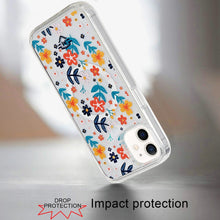 For iPhone 12/12 Pro Case Premium UV Design Magnetic Circle + Tempered Glass