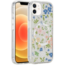 For iPhone 12/12 Pro Case Premium UV Design Magnetic Circle + Tempered Glass