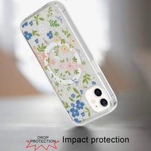 For iPhone 12/12 Pro Case Premium UV Design Magnetic Circle + Tempered Glass
