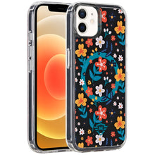 For iPhone 12/12 Pro Case Premium UV Design Magnetic Circle + Tempered Glass