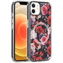 For iPhone 12/12 Pro Case Premium UV Design Magnetic Circle + Tempered Glass
