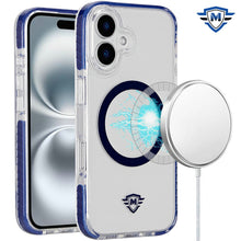 For iPhone 16 6.1inch Case Premium Shockproof Magnetic Circle + Tempered Glass