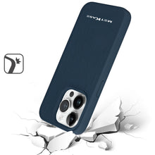 For iPhone 15 PRO Case Liquid Silicone Magnetic Charging + 2 Tempered Glass