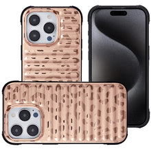 For iPhone 15 Pro Max Case Bubble Design Magnetic Circle + 2 Tempered Glass