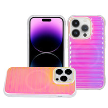 For iPhone 15 PRO Case Iridescent Cover w/ Magnetic Charging + 2 Tempered Glass