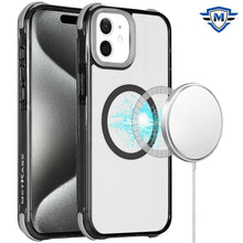 For iPhone 12/12 Pro Case Shockproof Corners w/ Magnetic Circle + Tempered Glass