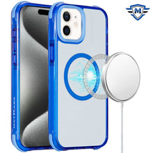 For iPhone 12/12 Pro Case Shockproof Corners w/ Magnetic Circle + Tempered Glass