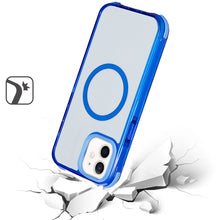 For iPhone 12/12 Pro Case Shockproof Corners w/ Magnetic Circle + Tempered Glass