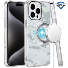 For iPhone 15 Pro Max Case Magnet Circle Premium Print Design + 2 Tempered Glass