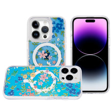 For iPhone 14 PRO MAX 6.7 in. Case Rugged Magnetic Circle No Fade Design Cover