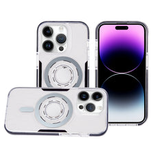 For iPhone 15 Case IMD Rugged Hybrid Magnetic Circle Cpver + 2 Tempered Glass