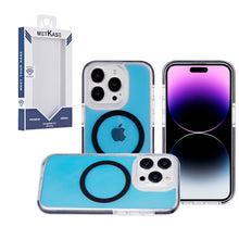 For iPhone 15 Pro Max Case Rugged Magnetic Circle No Fade + 2 Tempered Glass