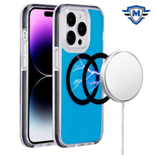 For iPhone 15 Pro Max Case Rugged Magnetic Circle No Fade + 2 Tempered Glass