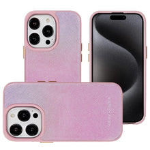 For iPhone 15 Pro Max Case PU Leather Neck Lanyard Cover + 2 Tempered Glass