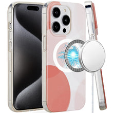 For iPhone 15 Pro Max Case Design Eco-Friendly Magnetic Circle +2 Tempered Glass