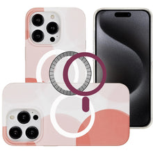 For iPhone 15 Pro Max Case Design Eco-Friendly Magnetic Circle +2 Tempered Glass