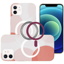 For iPhone 12/12 Pro Case Design Eco-Friendly Magnetic Circle + Tempered Glass
