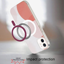 For iPhone 12/12 Pro Case Design Eco-Friendly Magnetic Circle + Tempered Glass