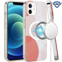 For iPhone 12/12 Pro Case Design Eco-Friendly Magnetic Circle + Tempered Glass