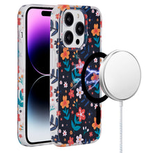 For iPhone 14 PRO MAX 6.7 in. Case In Mold Design Rugged Hybrid Magnetic Circle