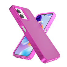 For Boost Celero 5G SC 2024 Case Grip Texture Sides Solid Back + Tempered Glass