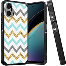 For Moto G 5G (2024) Case Tough Strong Heavy Duty Hybrid Design + Tempered Glass