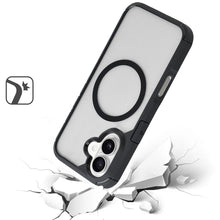 For iPhone 16 Plus 6.7in Case Magnetic Circle Premium Protection +Tempered Glass