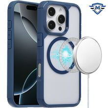 For iPhone 16 Pro 6.3in Case Magnetic Circle Premium Protection + Tempered Glass