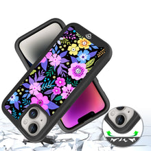 For iPhone 15 PLUS Case No Fade Print Design Shockproof Cover + 2 Tempered Glass