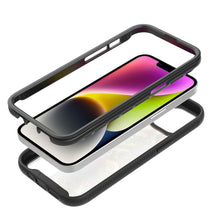 For iPhone 12/12 Pro Case No Fade Print Design Shockproof Cover + Tempered Glass