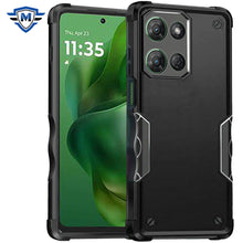 For Moto G Power 2025 Case Rugged Ergonomic Grip Rugged Cover + Tempered Glass