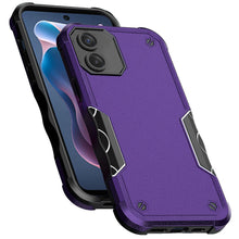 For Moto G Play 2024 Case Ergonomic Grip Rugged Phone Cover + Tempered Glass