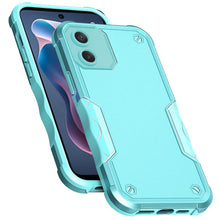 For Moto G Play 2024 Case Ergonomic Grip Rugged Phone Cover + Tempered Glass