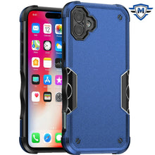 For iPhone 16 6.1inch Case Ergonomic Grip Design Shockproof + Tempered Glass