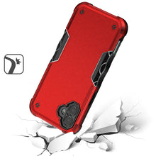 For iPhone 16 6.1inch Case Ergonomic Grip Design Shockproof + Tempered Glass