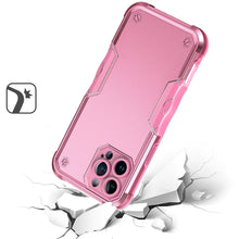 For iPhone 16 Pro 6.3in Case Ergonomic Grip Design Shockproof + Tempered Glass