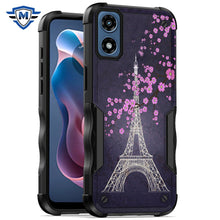 For Moto G Play 2024 Case Ergonomic Grip Printed Design Rugged + Tempered Glass