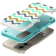 For Moto G Play 2024 Case Ergonomic Grip Printed Design Rugged + Tempered Glass