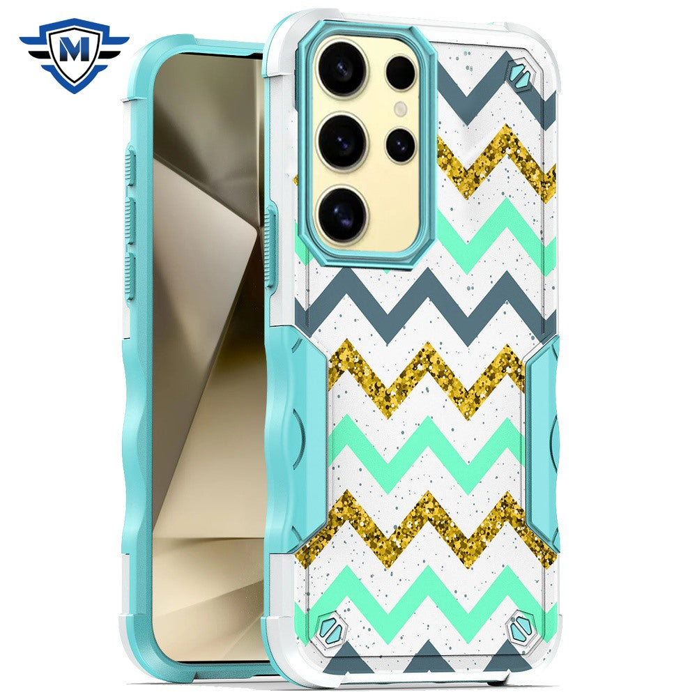 For Samsung Galaxy S24+ Plus Case Ergonomic Grip Print Design Rugged Phone Cover
