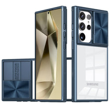 For Samsung Galaxy S24+ Plus Case Rear Camera Sliding Cover Rugged Hybrid
