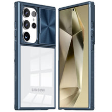 For Samsung Galaxy S24+ Plus Case Rear Camera Sliding Cover Rugged Hybrid