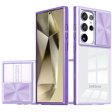 For Samsung Galaxy S24 Ultra Case Rear Camera Sliding Cover Rugged Hybrid