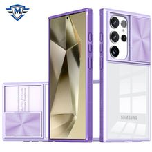 For Samsung Galaxy S24 Ultra Case Rear Camera Sliding Cover Rugged Hybrid