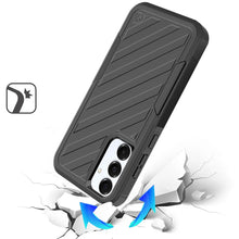 For Samsung A26 5G Case Heavy-Duty Lined Holster Phone Cover + Tempered Glass