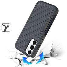 For Samsung A26 5G Case Heavy-Duty Lined Holster Phone Cover + Tempered Glass