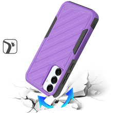 For Samsung A26 5G Case Heavy-Duty Lined Holster Phone Cover + Tempered Glass