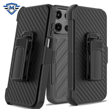 For Motorola Edge 2025 Case Premium Heavy-Duty Lined Holster Cover Combo