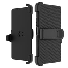 For Boost Celero 5G SC 2024 Case Brushed Design Belt Holster + Tempered Glass