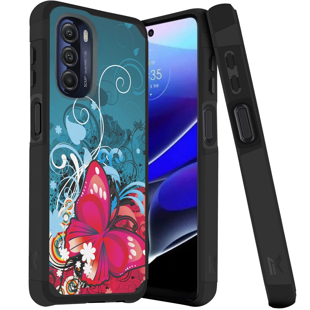 For Moto G Stylus 5g (2022 Version Only) Heavy Duty ShockProof Hybrid Case Cover